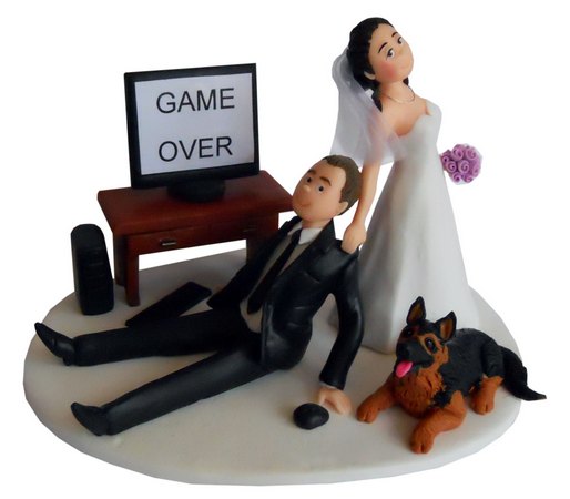 wedding cake topper